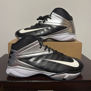 Nike Vapor Pro 3/4 Nubby Turf Football Shoes Black  527878-010 Mens Size 11.5